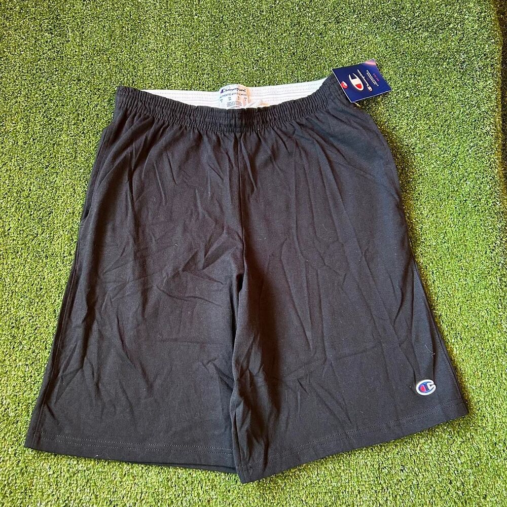 Champion Men's Black and Navy Shorts
